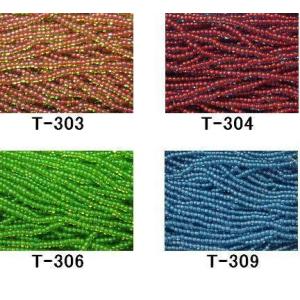 [AA001]TOHOシードビーズ 丸小 糸通し【20％OFF】（約1m・680粒入）《着色オーロラ...