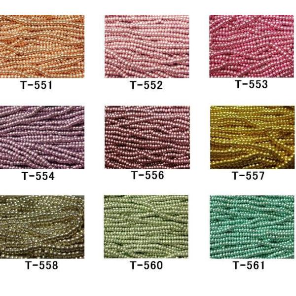 [AA002]TOHOシードビーズ 丸大 糸通し【20％OFF】（約1m・480粒入）《仁丹メッキ》...