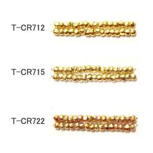 [AA003]TOHOシードビーズ スリーカット 糸通し（約1m・680粒入）【激安！】《本金メッキ》[RPT]