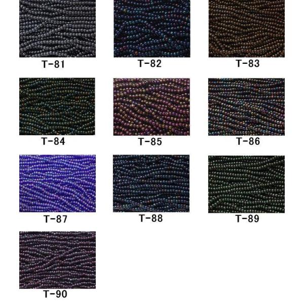 [AA001]TOHOシードビーズ 丸小 糸通し【20％OFF】（約1m・680粒入）《玉虫》[RP...