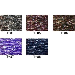 [AA006]TOHOシードビーズ 六角大 糸通し（約1m・440粒入）【20％OFF】《玉虫》[R...