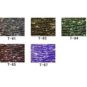 [AA005]TOHOシードビーズ 六角小 糸通し（約1m・520粒入）【20％OFF】《玉虫》[R...