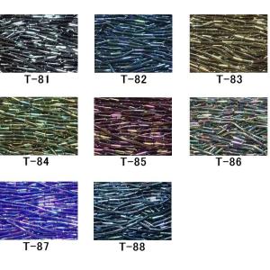 [AA009]TOHOシードビーズ 二分竹 糸通し（約1m・155粒入）【20％OFF】《玉虫》[R...