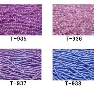 [AA002]TOHOシードビーズ 丸大 糸通し（約1m・480粒入）《着色ラスター》[RPT]