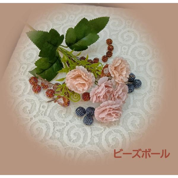 [CD999］ビーズボール　8mm・10mm・12mm　　2ケ入り