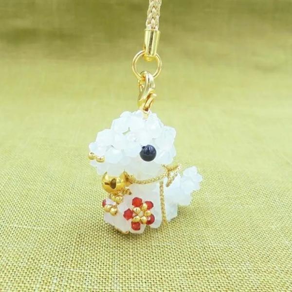 [VI001]ホビックス 2025干支(巳)【ビーズキット】京・金運白へび根付け　BK-132[RP...