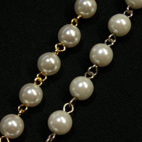[CF002]パールチェーン 8mm（10cmあたり）[RPT]