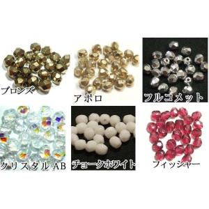 [XA001]チェコビーズ ファイアポリッシュ(3mm、4mm 25ケ / 5mm 20ケ / 6m...
