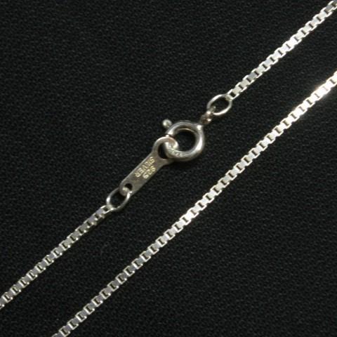 [IA001]Silver925（純銀） シルバーネックレスチェーン45cm 幅1.25mm ベネチ...