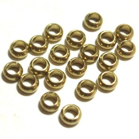 [CH009]メタルビーズ　約4mm　2.5mm穴　20ケ(7BRB)[RPT]