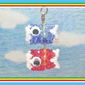 [VI001]ホビックス【ビーズキット】【もこもここいのぼりの根付け】BK-51[RPT]