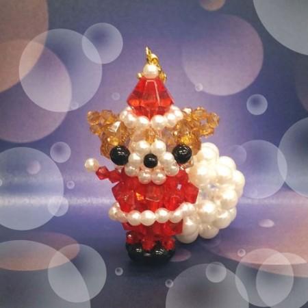 [VI001]ホビックス【ビーズキット】 くまのサンタクロース  BK-64[RPT]