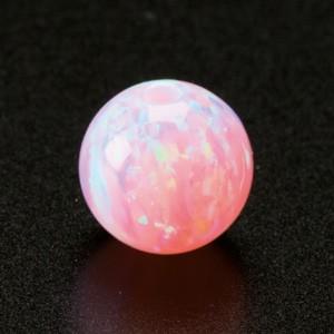 [VI002]ホビックス　京都オパール　7mm丸玉　桜色(KO-03)　1個[RPT]