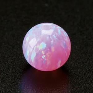 [VI002]ホビックス　京都オパール　7mm丸玉　虹色(KO-04)　1個[RPT]