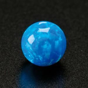 [VI002]ホビックス　京都オパール　7mm丸玉　露草色(KO-08)　1個[RPT]