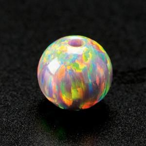 [VI002]ホビックス　京都オパール　7mm丸玉　百塩茶(KO-12)　1個[RPT]