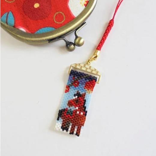 [VI001]ホビックス 2026干支(午）【ビーズキット】見返り馬に梅根付け PB-357[RPT...