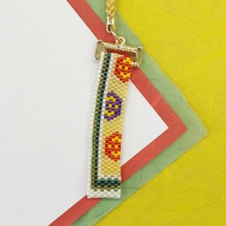 [VI001]ホビックス【ビーズキット】 西陣・十二単柄根付け〜花橘〜[RPT]