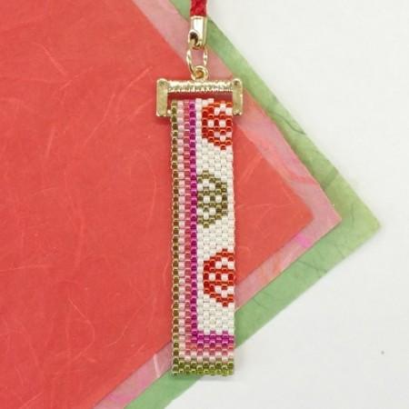 [VI001]ホビックス【ビーズキット】 西陣・十二単柄根付け〜雪ノ下〜[RPT]