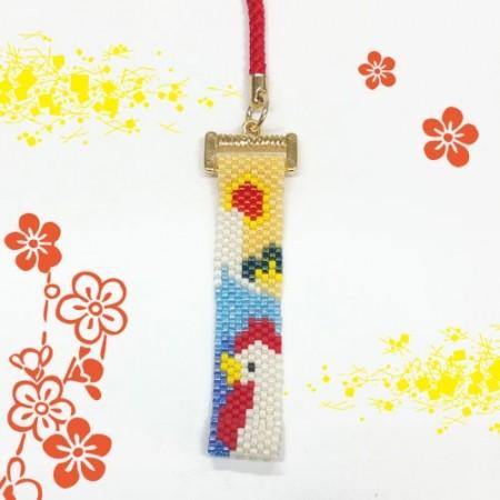 [VI001]ホビックス【ビーズキット】ビーズステッチで作る「明告鳥根付け」（あけのつげどり）[RP...