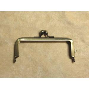 [FA001]ジャスミン がま口・口金 8.5cm 中芯・裏地付き （アンティークゴールド） 手作り...