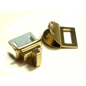 [CI005]バッグ用 ひねり止め金具（くわえ） 1ケ[RPT]