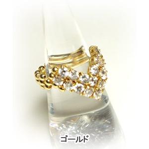 [TA001]〜アクセサリーキット〜 ジルコニアV字リング[RPT]