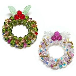 [TA001]〜キット〜X’masリース・モチーフ【2色あります】[RPT]