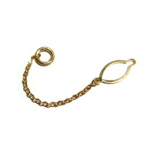 [FB003]タイタック用ボタンチェーン（レモンカンチェーン） ゴールド １ケ[RPT]