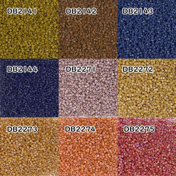 [BA003]MIYUKI デリカビーズ 3g 丸 DB2141,2142,2143,2144,22...