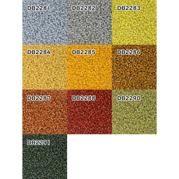 [BA003]MIYUKI デリカビーズ 3g 丸 DB2281,2282,2283,2284,22...