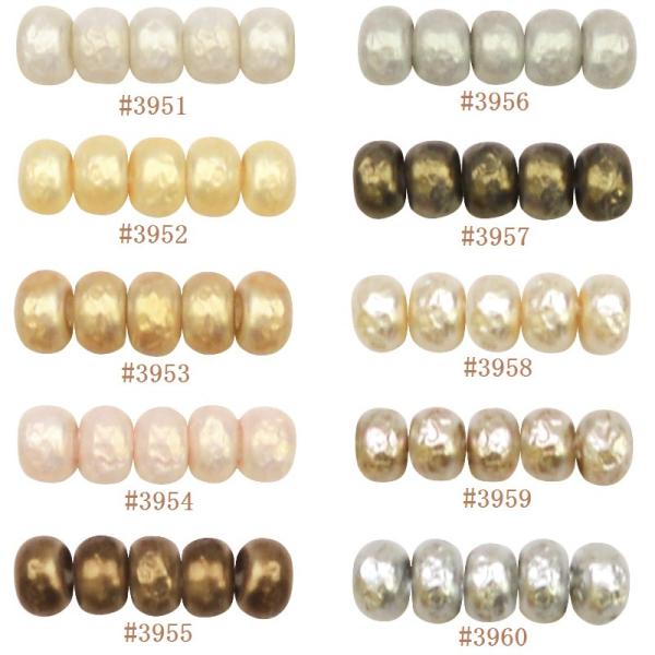 [BB003]MIYUKI バロックコーティング ガラスパールビーズ 特大5mm 7g(約50粒)[...