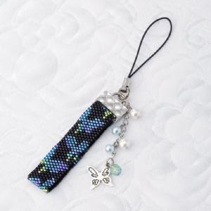 [BF003]MIYUKI ビーズキット ペヨーテステッチのパピヨン・ストラップ ビーズキット[RP...