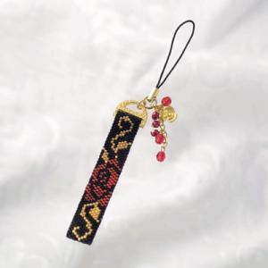 [BF003]MIYUKI ビーズキット ペヨーテステッチのバラ・ストラップ ビーズキット[RPT]