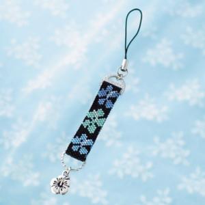 [BF003]MIYUKI ビーズキット ペヨーテステッチのハイビスカス・ストラップ ビーズキット[...