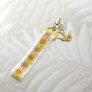 [BF003]MIYUKI ビーズキット ペヨーテステッチの小鳥と花・ストラップ ビーズキット[RP...