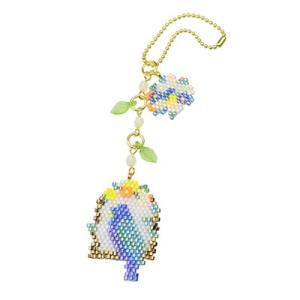 [BF003]MIYUKI ビーズキット シェイプドステッチで作る 青い鳥のフルール[RPT]