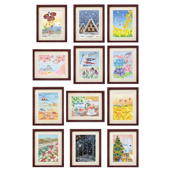 [BF002]MIYUKI　ビーズデコールキットパート21（１個）　日本の情景１２か月[RPT]