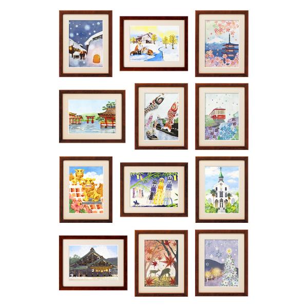 [BF002]MIYUKI　ビーズデコールキットパート22.24.25（1個）　日本の風景１２か月[...