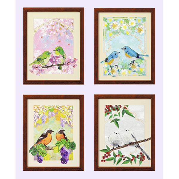 [BF002]MIYUKI　ビーズデコールキットパート26（1個）　デコール小鳥と日本の四季シリーズ...