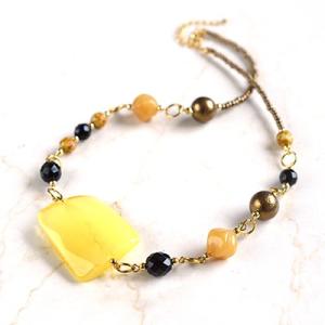 [BF003]MIYUKI ビーズキット イタリア発コローレネックレスキット　コッラーナ・リモーネ ...