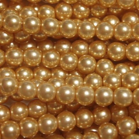 [BD002]MIYUKIカラーパールビーズ（業務用） ブラウン（K253） 4mm 約187粒（7...