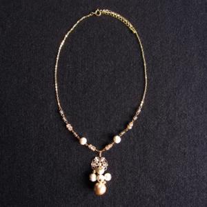 [BF001]MIYUKI ビーズキット コットンパールアクセサリーキット 片穴コットンパールのクロ...