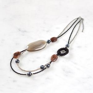 [BF003]MIYUKIビーズキット　microで作るネックレスキット　コッラーナ・ノチェルキオ ...