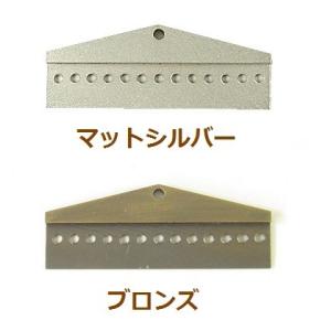 [BC007]MIYUKI ペンダント金具高級型三角4cm P7 デリカビーズ織り[RPT]