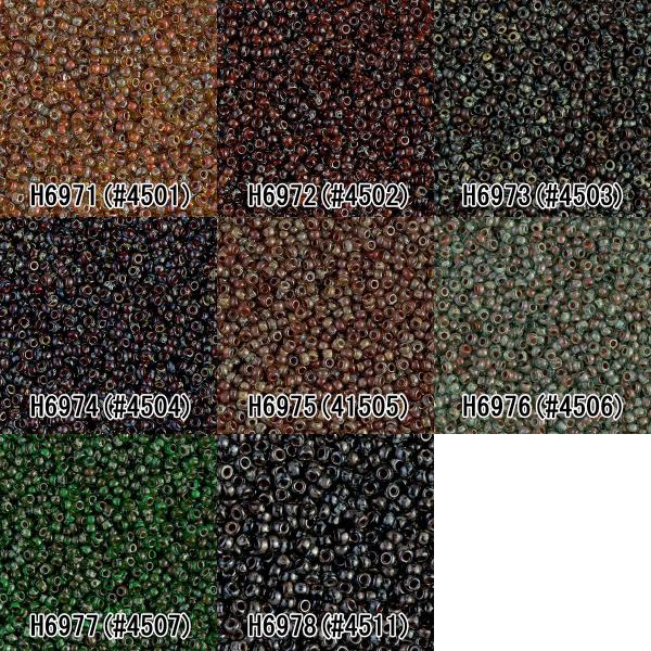 [BB006]MIYUKI ピカソ【丸小】約7g(約770粒)【ミユキ／ピカソコーティンクビーズ】[...