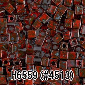 [BB006]MIYUKI ピカソ【スクエア】約7g(約70粒)【ミユキ／ピカソコーティンクビーズ】...