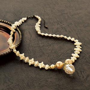 [BF003]MIYUKIビーズキット スーパーデュオビーズ  ソワグレージュ・ネックレス BFK-...