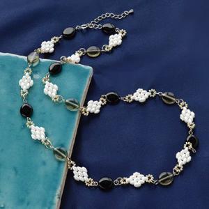 [BF003]MIYUKIビーズキット スーパーデュオビーズ  ネージュ・ネックレス BFK-459...