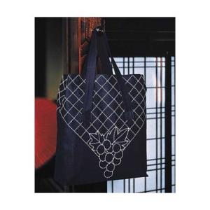 [VD001]オリムパス 刺し子キット43（紺） ショッピングバッグ[RPT]